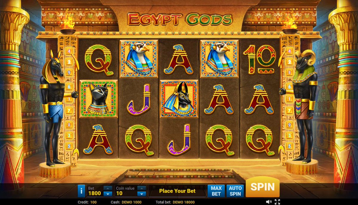 Неиссякаемая тема на игровом слоте «Egypt Gods» в казино Вулкан Platinum